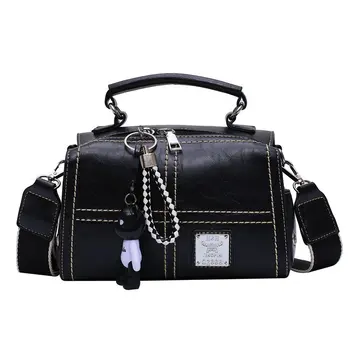 

New Korean Style wild retro texture Boston handbag fashion women’s shoulder bag messenger bag