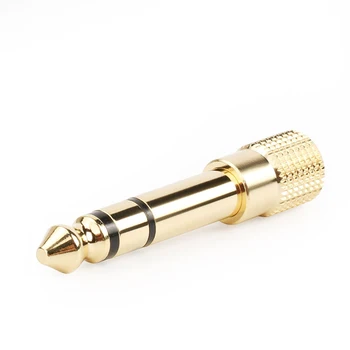 3.5mm Female to 6.5mm Male Stereo Jack Plug Audio Connector Headphone microphone plug Adapter Audio 6.5 to 3.5 adapter 3