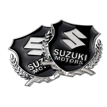 

For Suzuki Swift SX4 Vitara Jimny S-CROSS Auto Accessories 3D Metal Car Window Body Decoration Decal Car Stickers