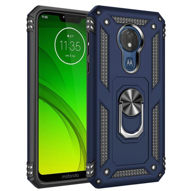 

Sergeant anti-fall armor mobile phone shell car magnetic FOR:Motorola G7 plus power EU ring bracket protective cover phone case