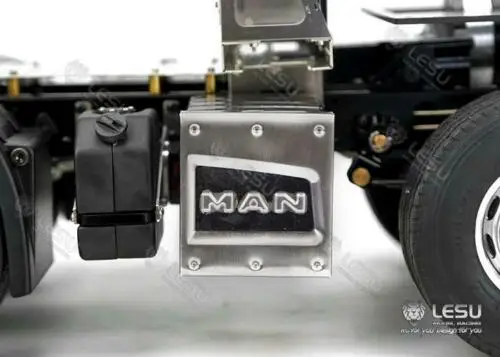 LESU RC 1/14 металлический 6*4 Шасси DIY Tmy MAN TGX тягач прицеп TH16374