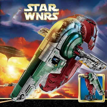

05037 Lepining Star Wars Classic Series Slave UCS I Slave NO.1 Model 2067Pcs Building Block Bricks Toys 75060 Boy Gifts
