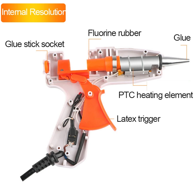 Профессиональный высокотемпературный термоклеевой пистолет 110-240 В 20 Вт DIY Graft мини быстрый нагреватель клей ремонт тепловые инструменты для домашний декор