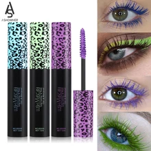 

Coloful Mascara Women's Cosmetics Makeup 4d Volume Long Curled Lashes Waterproof Sweat Proof Long-lasting Eyelashes Extension