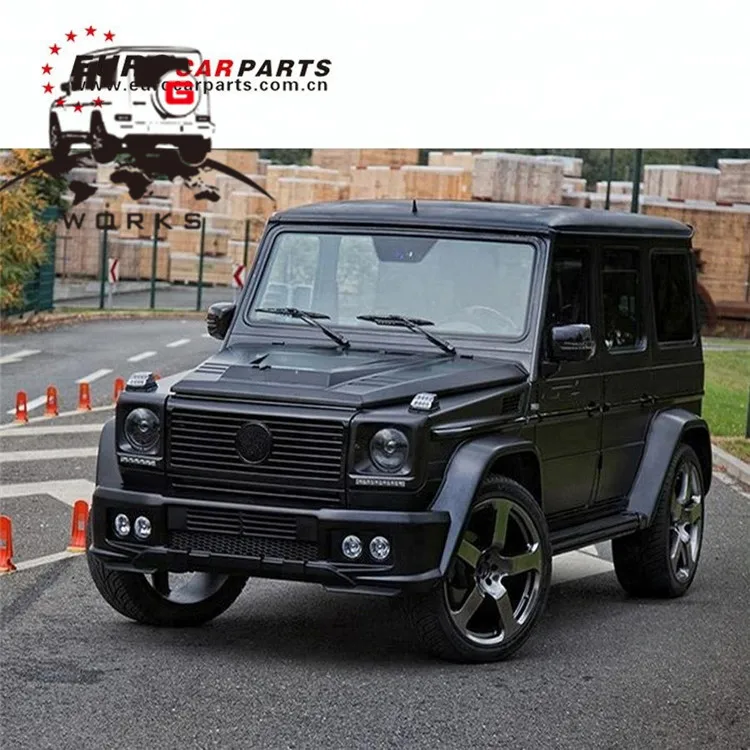 W463 передние фары для 1990-2008y серебристый и черный для G класса W463 G500 светодиодный 90-08y