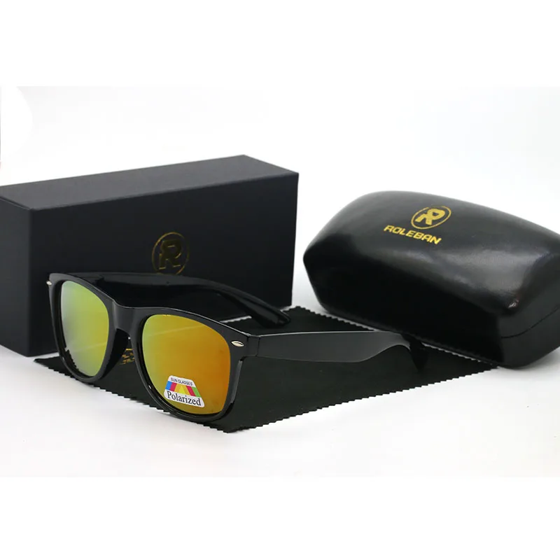 Модные фирменные дизайнерские классические поляризационные солнцезащитные очки для мужчин и женщин, солнцезащитные очки с квадратной оправой для вождения, мужские очки UV400 Gafas Oculos De S