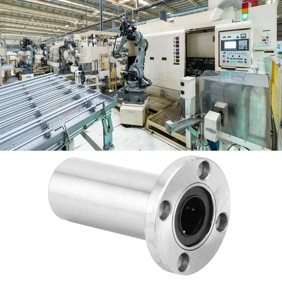 

LMF Linear Motion Bearing Lengthen Round Flange Busing Linear Ball Bearing Router Shaft LMF6LUU/ LMF8LUU/ LMF10LUU/ LMF12LUU