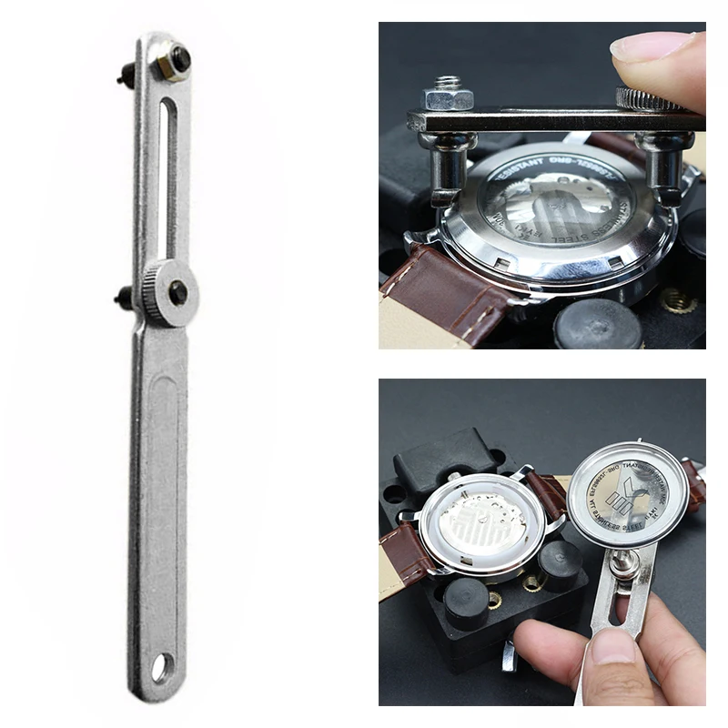 

Adjustable Watch Back Case Cover Opener Battery Replacement Tool Wrench Spanner Remover Effective High Quality Repair Handtools