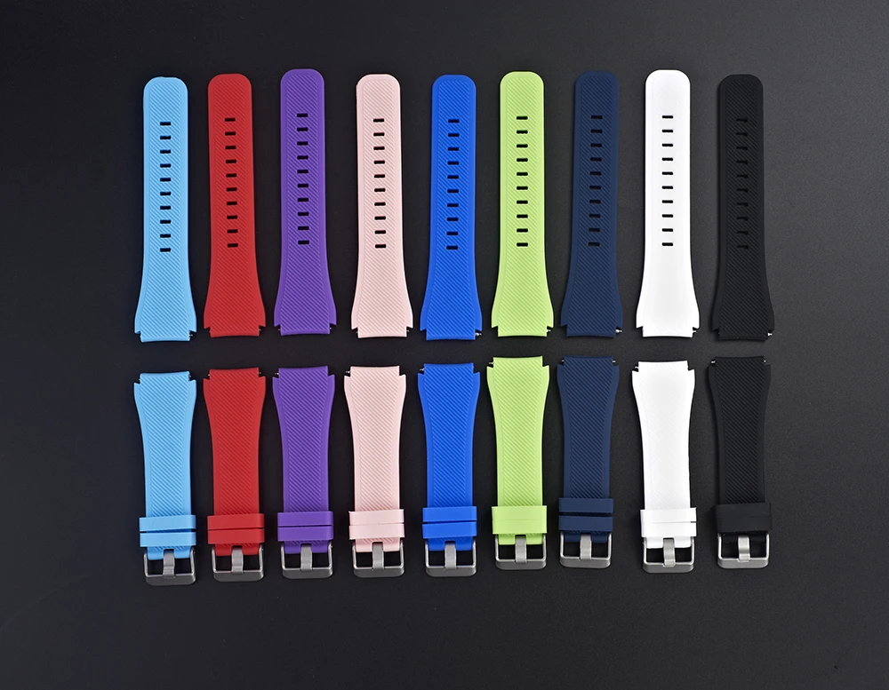 UEBN 22 мм силиконовый ремешок для спортивных часов Xiaomi Huami Amazfit GTR 47 мм/темп/Stratos 2/2S Смарт Браслет для samsung Galaxy Watch 46mm/Шестерни S3 браслет