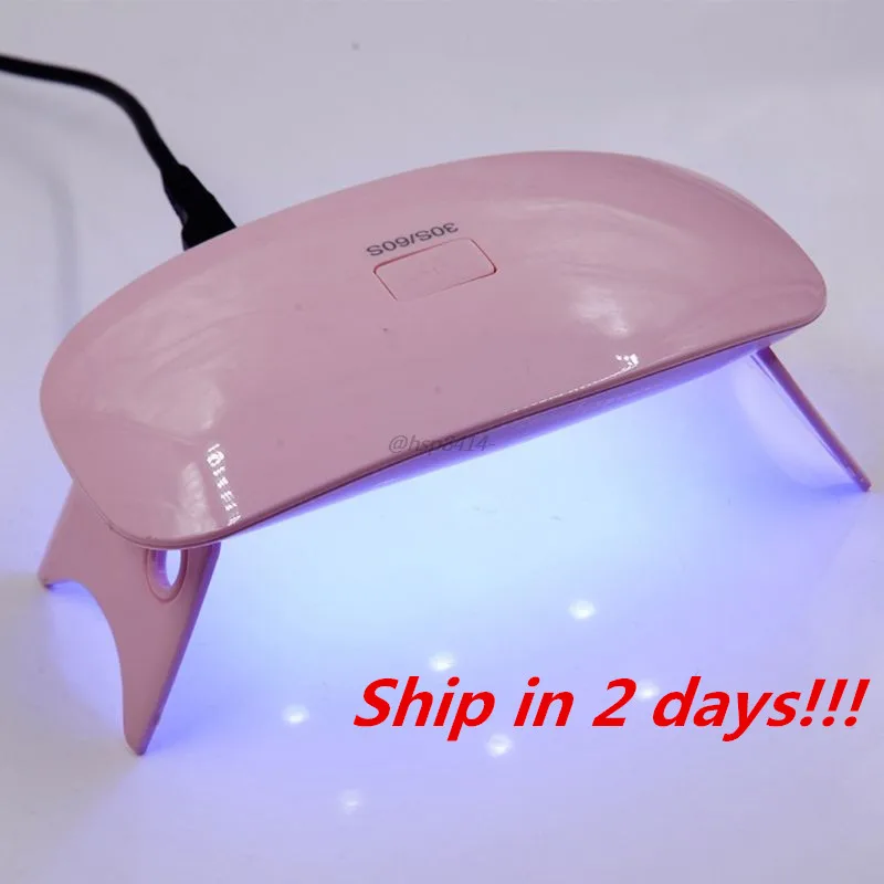 Mini secador UV de resina para uñas, lámpara artística de curado de Gel para manicura, temporizador de 6W, 30s, 60s, carga USB, herramientas portátiles de fabricación de joyería