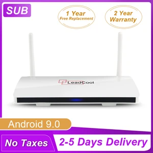 Leadcool TV BOX Android 9.0 2020 Amlogic S905W Quad-Core Full HD 1080P Smart TV 4K Media Player Leadcool Android BOX PK X96 Mini