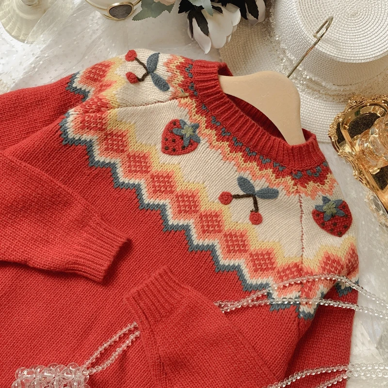 Japanese Sweater Jumper Women Autumn Winter Lazy