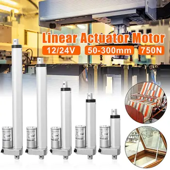 

Linear Actuator 30mm/s 12V Electric Window Opener Motor Auto Lift + 2 Bracket