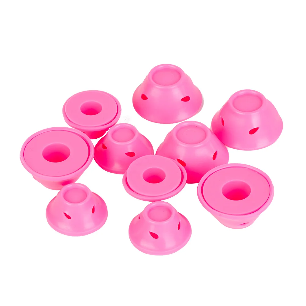 10/20/30pcs/set Magic Hair Care Rollers for Curler Sleeping No Heat Soft Rubber Silicone Hair Curler Twist Hair Styling DIY Tool