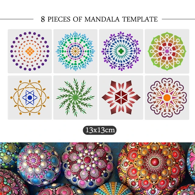 29pcs Mandala Dotting Tools Set for Drawing Handcraft&Spray Paint