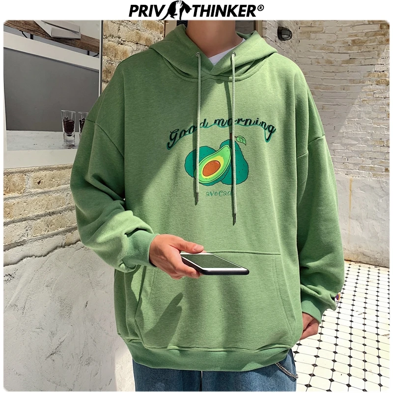 Privathinker, мужская мода, осенняя уличная одежда, толстовки с капюшоном, мужские свободные толстовки Харадзюку, Мужская одежда, большие размеры, с принтом
