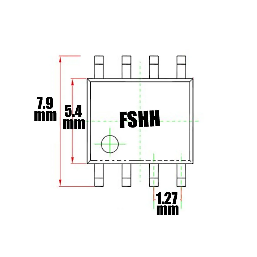 Программатор CH2015 + адаптер AVR SOP8 для чипа ATtiny13a tiny25 tiny26 tiny45 tiny84a tiny85|Промышленные