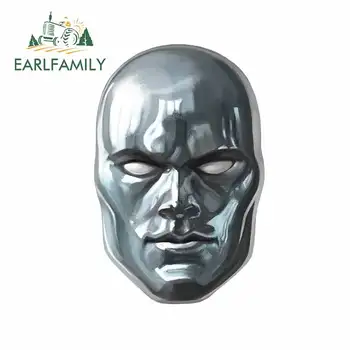 

EARLFAMILY 13cm x 8.6cm For SILVER SURFER Waterproof Car Sticker Car Accessories Decal Scratch-proof Sticker Decoration
