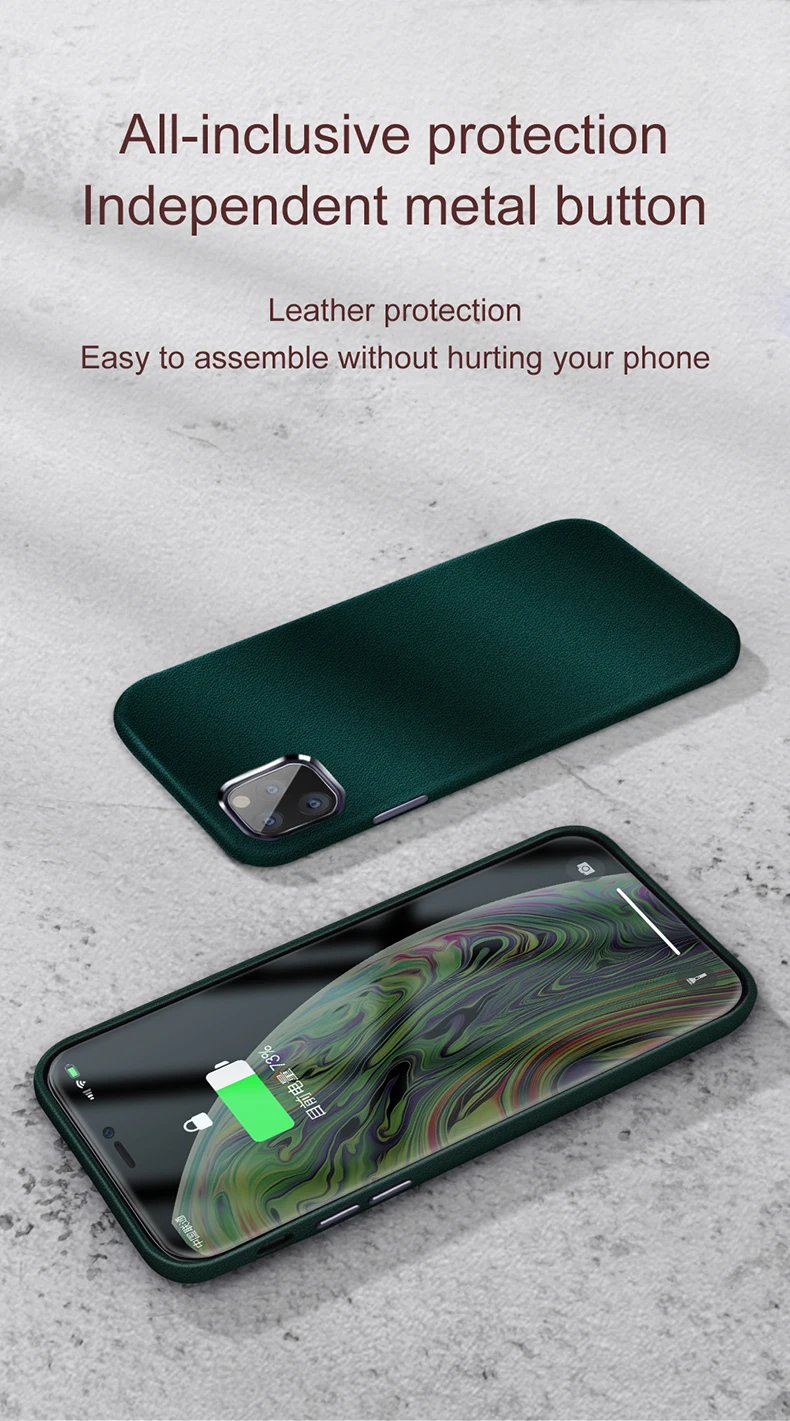 Кожаный чехол для iPhone 11 Pro, чехол, роскошный противоударный ультра тонкий задний Чехол, бампер для iPhone 11 Capas из искусственной кожи