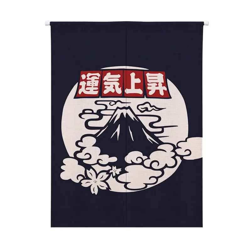Японский стиль, тканевые занавески, перегородки Mt. Fuji, входная дверь, занавески в стиле ванны, занавески для спальни, кухни, гостиной, простота