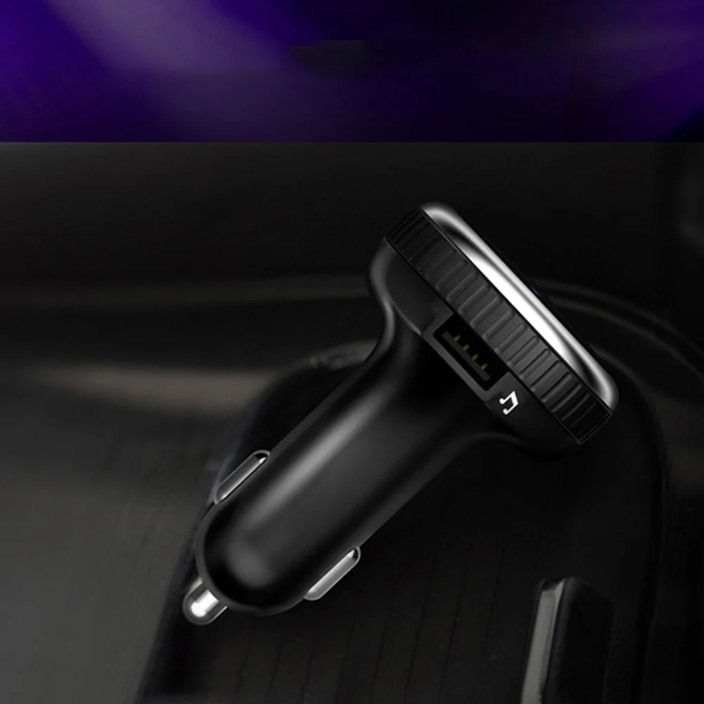 Универсальный двойной USB Автомобильное зарядное устройство Bluetooth приемник fm-передатчик mp3-плеер