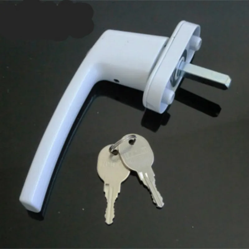 Universal Aluminum Alloy Windows Handle Safe Security Key Locking Window Handle For Double Glazing Latches Door Hardware