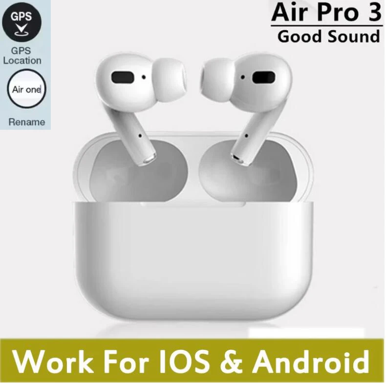 

Airpodding Pro 3 Bluetooth Earphone TWS Wireless Headphones HiFi Music Earbuds Sports Gaming Headset For IOS Android Phone