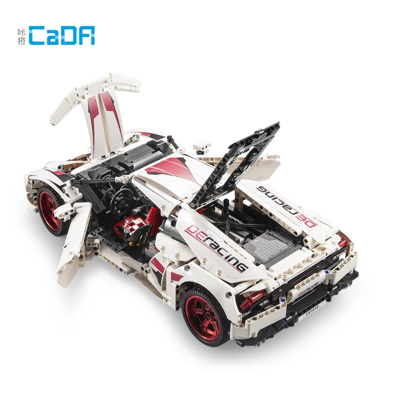 CADA RC LP610 Супер гоночный автомобиль кирпичи совместимые техника MOC Модели Строительные блоки дистанционное управление гоночный автомобиль игрушки для детей