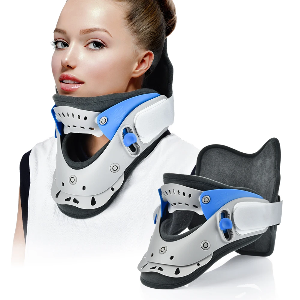 

Cervical Neck Tractor Traction Device Orthosis Braces Neck Brace Collar Household Pain Relief Neck Stretcher Spine Corrector