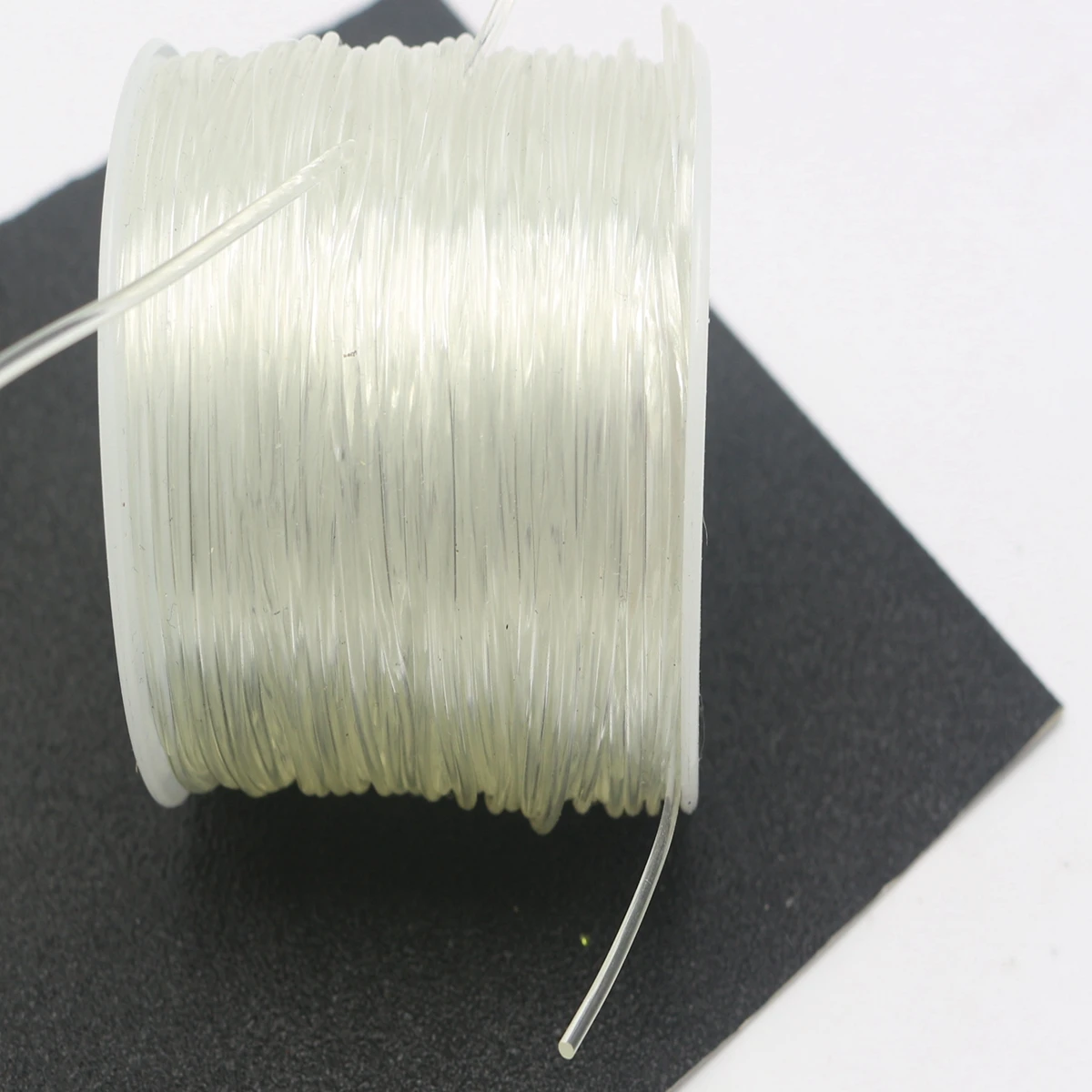 100 Meter Clear Crystal String Stretch Elastic Beading Cord Thread 0.5mm-1mm