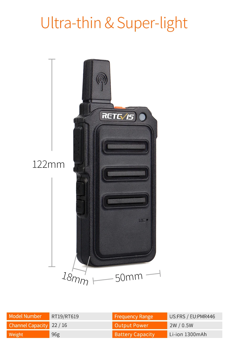 10 шт. RETEVIS RT619 RT19 иди и болтай Walkie Talkie “иди и PMR радио PMR446 FRS VOX скремблер двухстороннее радио Comunicador трансивер+ 5-Порты и разъёмы Зарядное устройство