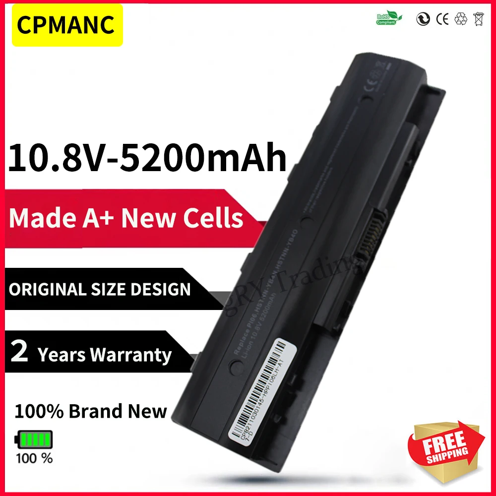 

CPMANC Laptop Batteries HSTNN-LB4N P106 PI06 HSTNN-LB4O HSTNN-YB4N 15t 15z 17 17t FOR TouchSmart 14 14t For HP 14z 15 17z Serie