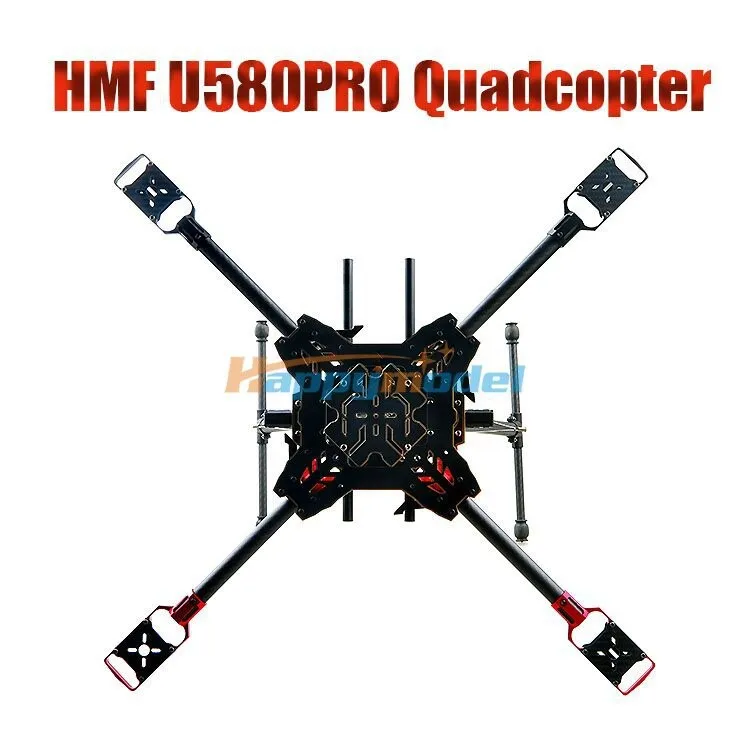 HMF U580 Pro Totem серия углеродный зонт складной FPV Квадрокоптер рама с электрическим выдвижным шасси карданный кронштейн трубка