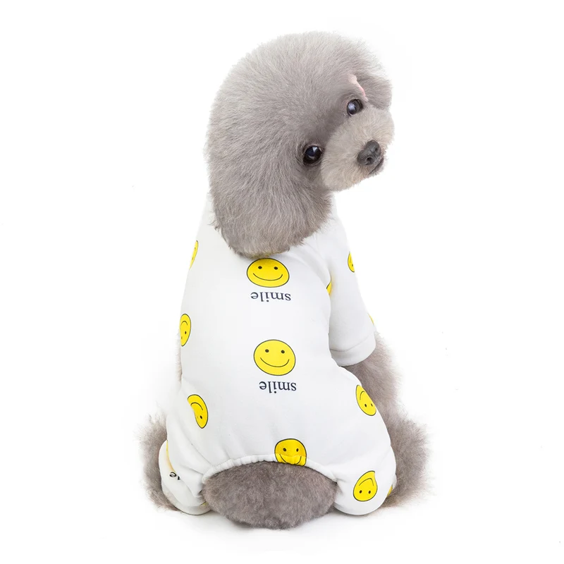 White Fashion Pet Small Dog Clothes Winter Warm Dog Jacket Harness Chihuahua Puppy Coats XS-XL - Цвет: White