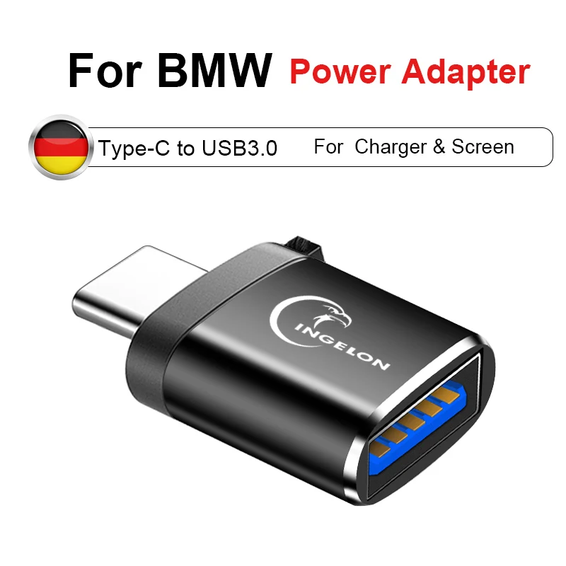 

For BMW X1 e87 X3 e46 e91 f30 X5 e39 g30 f10 X2 X7 2020 Car USB Type-C Charge Cable OTG iPhone Charger CarPlay Converter Adapter