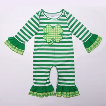 

Winter Girl Jumpsuit Cute Romper Baby Hot Romper Kids Saint Patrick's Day Girl Romper