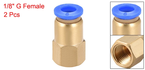 1or8inGx6mm 2pcs Uxcell на обратной стороне обеспечивает удобство цилиндрической резьбой 6/10 мм пуш-ап в пневматический штуцер фитинги для полиуретан или нейлон насосно-компрессорных труб 1/2/5/8 шт - Цвет: 1or8inGx6mm 2pcs