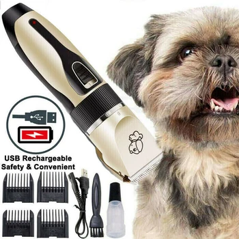 

Electrical Dog Hair Clipper Rechargeable Cordless Pet Clippers Pet Haircut Shave Trimming Grooming Cutter Pets Hair Cut Machine