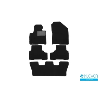 

Floor mats Klever premium Kia Sorento Prime 2016, cross, 5 PCs (textiles) (KIA)