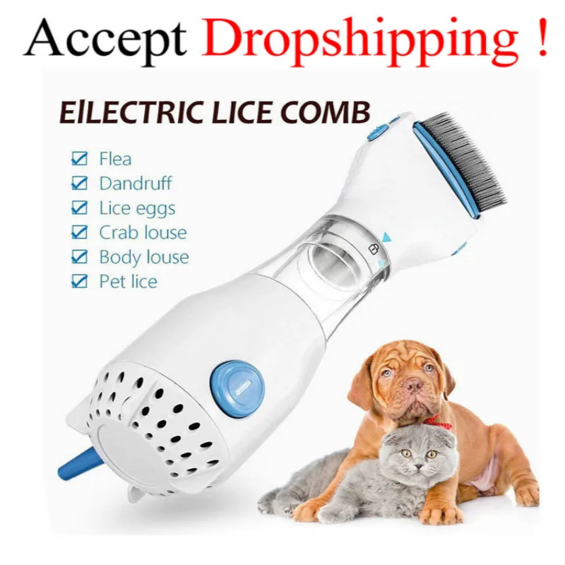 

VIP Practical Health Head Vacuum Lice Comb Electric Capture Pet Filter Lice Treatment European Regulations High Quality Durable