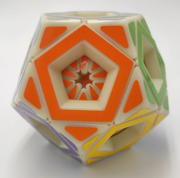Многододекадрон MF8 Skewby Crystaly Dreidel Megaminxy Cube black|Головоломки| |