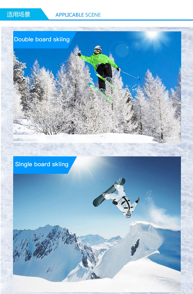Зимние Утепленные лыжные перчатки с 3 пальцами и сенсорным экраном, теплые лыжные перчатки для сноуборда, водонепроницаемые рукавицы с противоскользящей подошвой для мужчин, женщин и детей