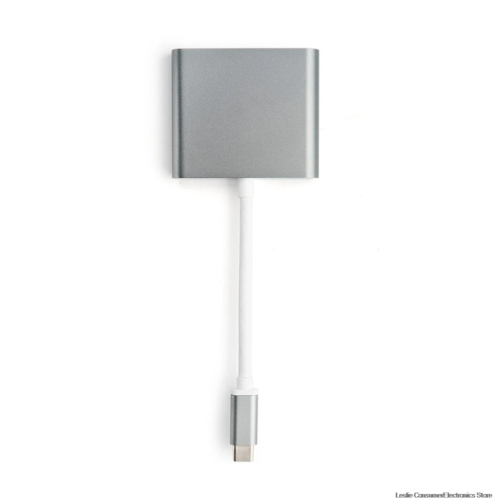 Mosible USB C концентратор к HDMI адаптер для Macbook Pro/Air Thunderbolt 3 концентратор USB Type C к HDMI 4K USB 3,0 порт USB-C питания