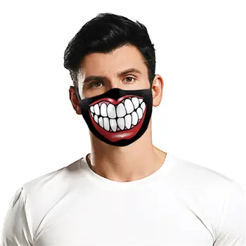 

In Stock Sexy Women Mouth Masks Print Funny Face Mask Washable PM 2.5 Protection Dust Reusable Masks Fashion Mouth Cover