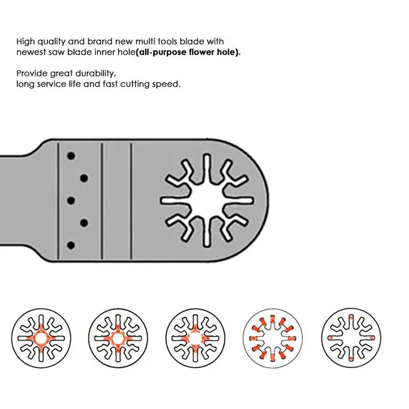 HLZS-100pcs набор колеблющихся лезвий для Dremel Fein Multimaster Makita Bosch Sonicrafter Worx M
