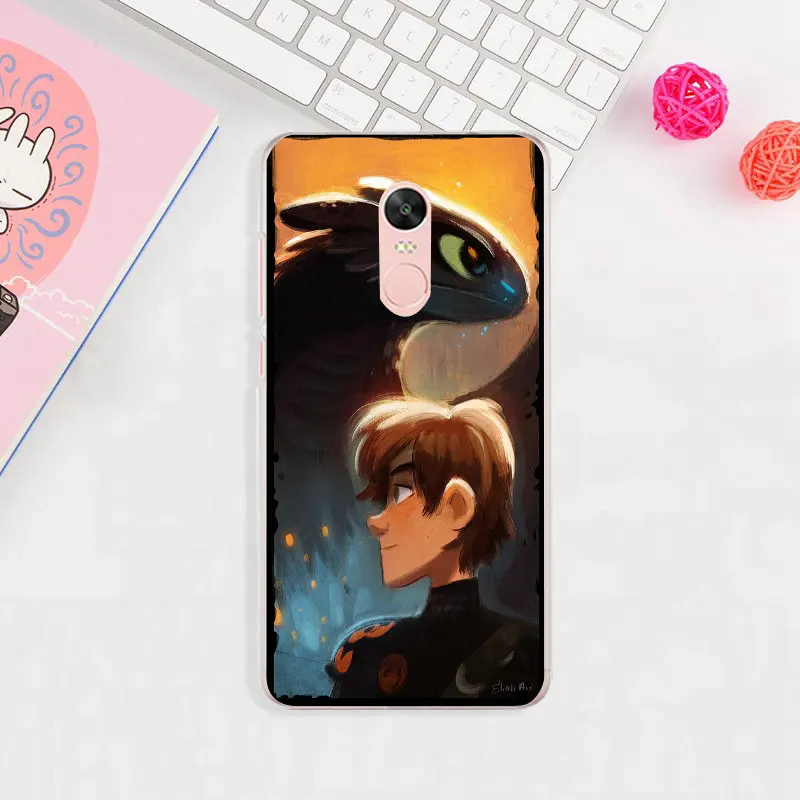 image 11 Мягкие Аксессуары для мобильных телефонов из ТПУ для Xiaomi Redmi Mi Note 2 3 3S 4X 4A 5 6 5 5S 5A 6 8 A1 Pro Plus Как приручить дракона - Цвет: image 11