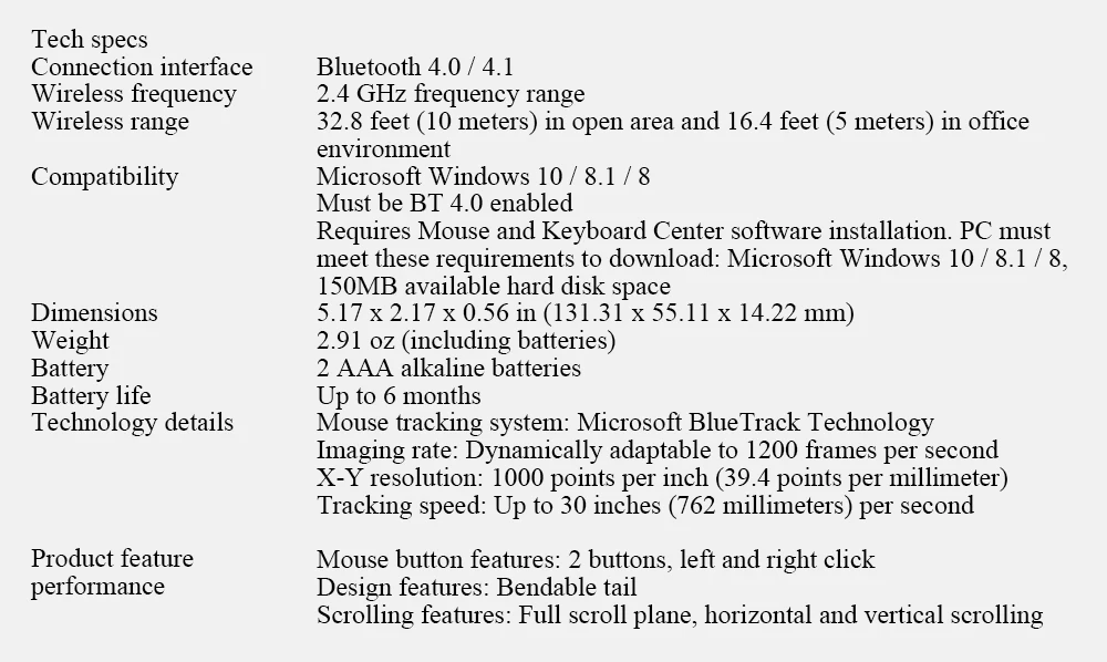 Microsoft оригинальная беспроводная мышь серии Arc Touch, Bluetooth мышь BlueTrack для ноутбука, ПК, поверхность Go pro4 5, поверхность Arc