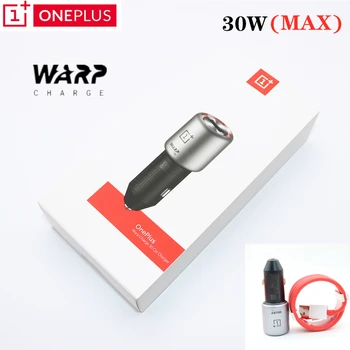 

Original OnePlus Warp Charge 30W Car Charger 5V 6A Max ( C102A 39g ) usb 6A type c cable For OnePlus 7T Pro 7 pro 7 7t 6T 6 5T 5