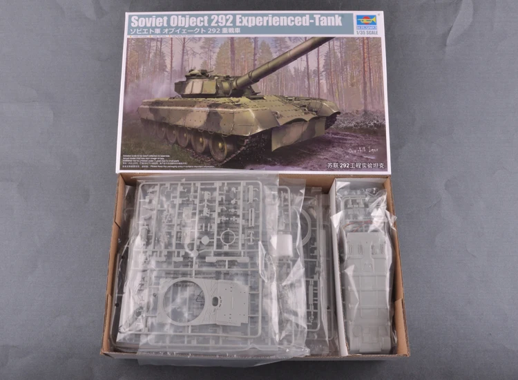 Модель Trumpeter 09583 советский объект 1/35 набор опытных пластиковых моделей танка 292 |