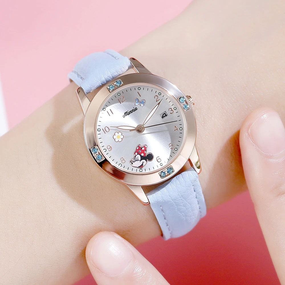 Kartun Disney Minnie Gadis Wanita Kalender Hadiah Kuarsa Cute Kristal Jam Tangan Anak Anak Clock Hadiah Hadiah Ulang Tahun Anak Jam Aliexpress